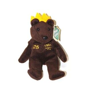 Salvino's Bamm Beano’s Mark McGwire 25 Brown 1998 Stuffed Animal Plush Toy NWT